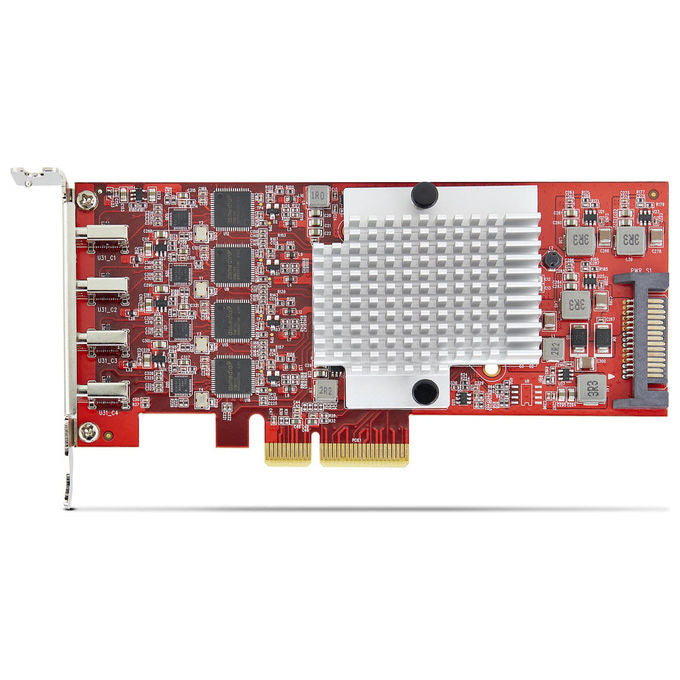 StarTech.com, Scheda PCIe USB-C, 4 Porte USB 3.2 10Gbps, 4 Controller Indipendenti