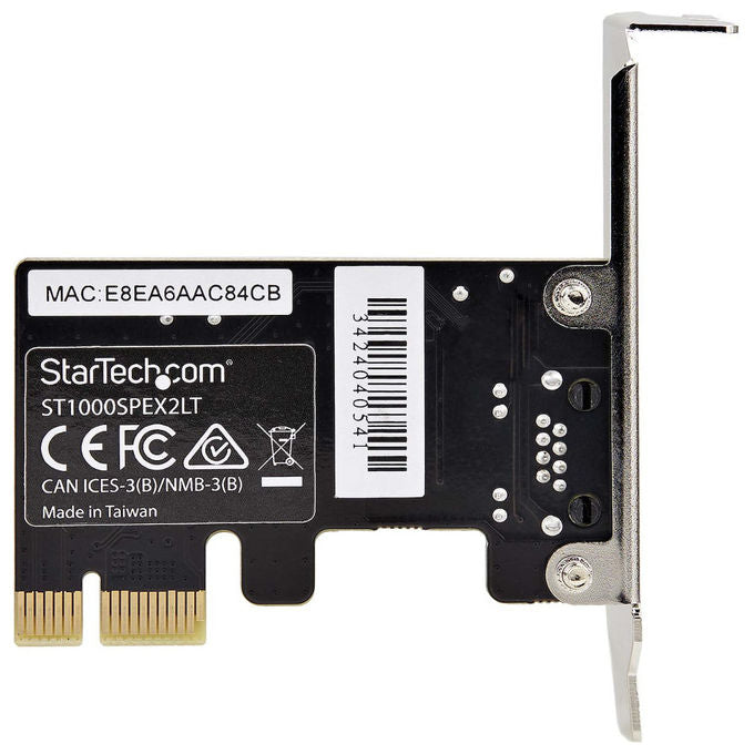 StarTech.com Scheda di Rete Gigabit PCIe 1 Porta Adattatore LAN PCI Express RTL8111H
