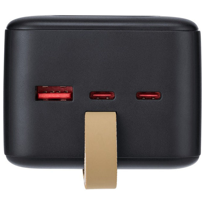 Rivacase VA1084 Powerbank 40000 mAh 148 Wh PD 65W Quick Charge 3.0 Display LCD 2x USB-C colore Nero