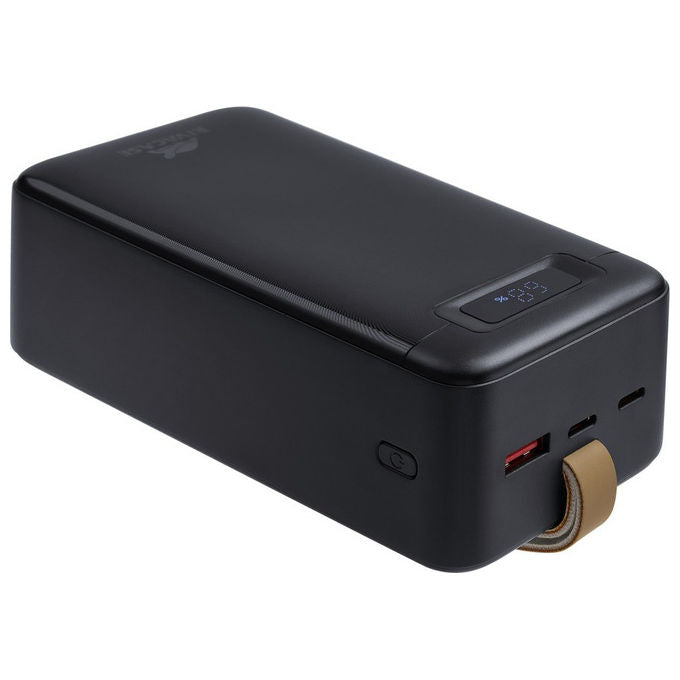 Rivacase VA1084 Powerbank 40000 mAh 148 Wh PD 65W Quick Charge 3.0 Display LCD 2x USB-C colore Nero