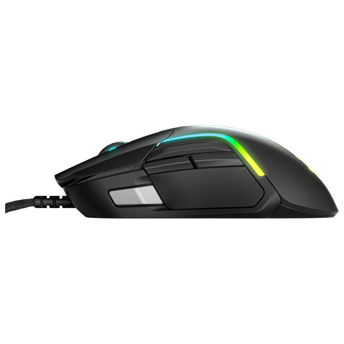 Steelseries Rival 5 Mouse da Gioco 18000 DPI 9 Pulsanti Programmabili Ultraleggero