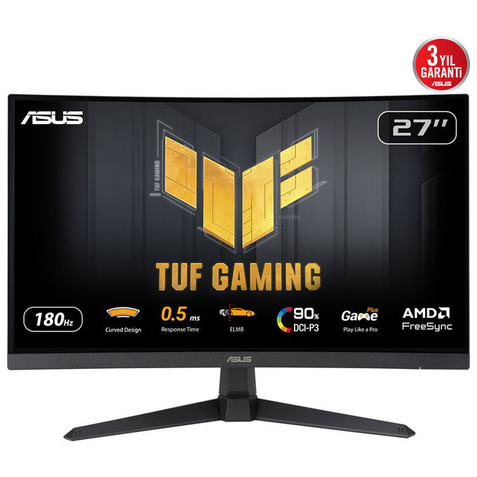 Asus TUF Gaming VG27WQ3B, Monitor PC, 27'' Quad HD, LCD, Nero