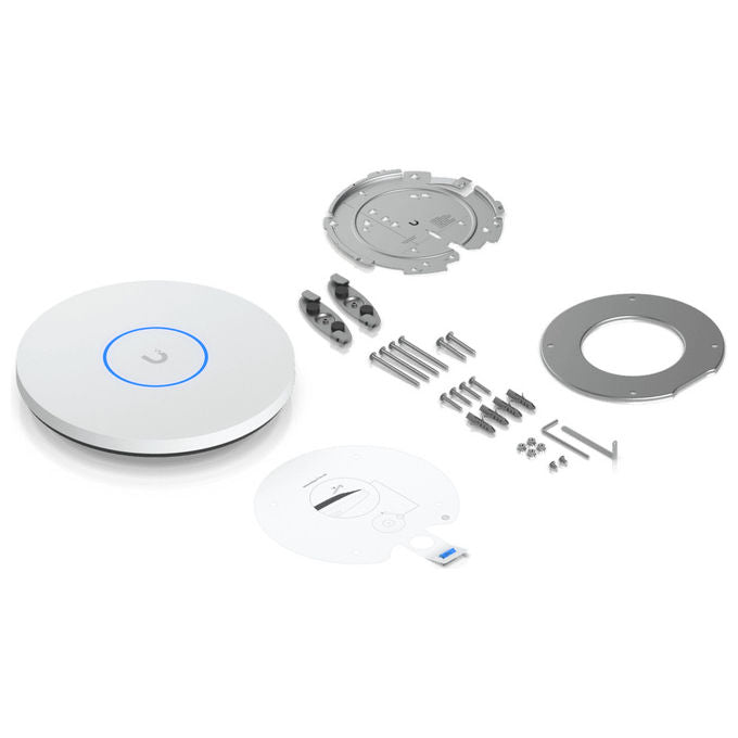 Ubiquiti U7-PRO-XG UniFi Access Point Wi-Fi 7 Tri-Band 5800 Mbit-s PoE+ 300 utenti 140 m² colore Bianco