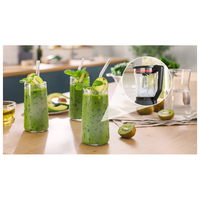 Bosch MMB6652B Serie 6 VitaPower Frullatore da tavolo 2 L 1800 W 45000 rpm 6 velocita' colore Nero