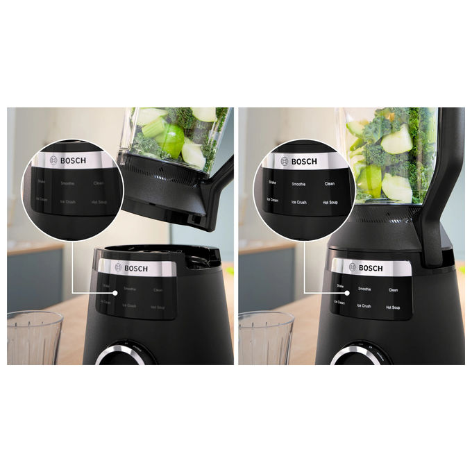 Bosch MMB6652B Serie 6 VitaPower Frullatore da tavolo 2 L 1800 W 45000 rpm 6 velocita' colore Nero