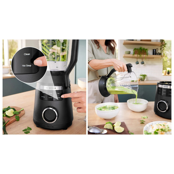 Bosch MMB6652B Serie 6 VitaPower Frullatore da tavolo 2 L 1800 W 45000 rpm 6 velocita' colore Nero