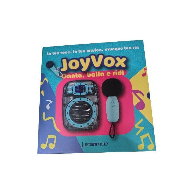 Lowell, Altoparlante Karaoke JoyVox, Bluetooth, con Microfono, Effetti Audio, Blu