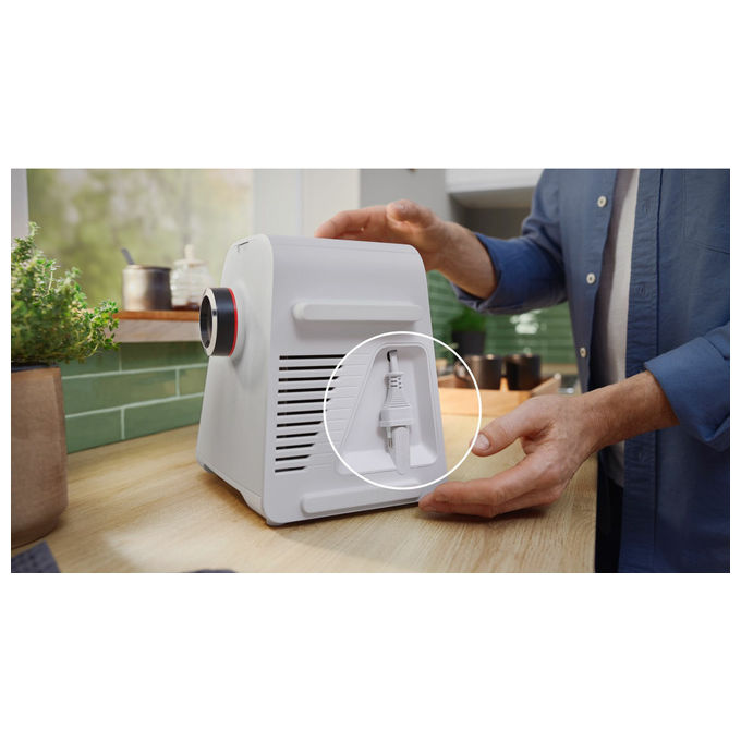 Bosch MFWS420W Serie 4 Tritacarne elettrico 1300 W 2 velocita' funzione inversa 2.5 Kg-min colore Bianco