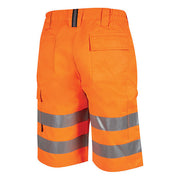 U Power Bermuda da Lavoro Alta Visibilita' Taglia XL Arancione Fluorescente