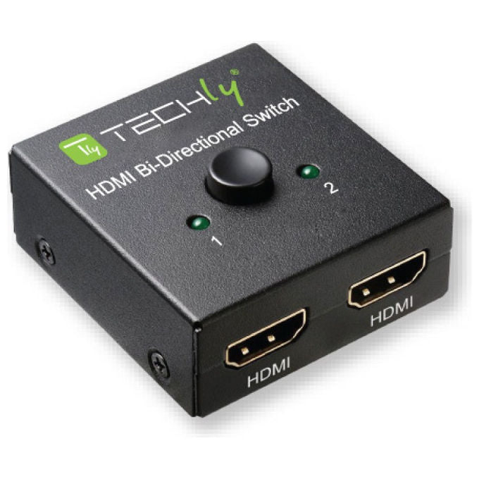 Techly Switch HDMI Bidirezionale 2 Porte 4K 60Hz