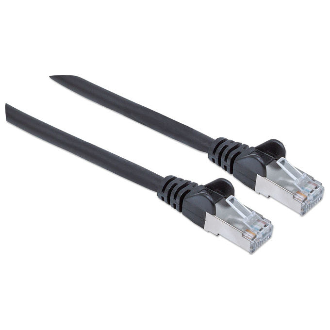 Intellinet, Cavo Rete Patch Cat 6A S-FTP, Nero, 30 m