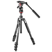 Manfrotto Befree Live Treppiede Video Compatto Nero Argento