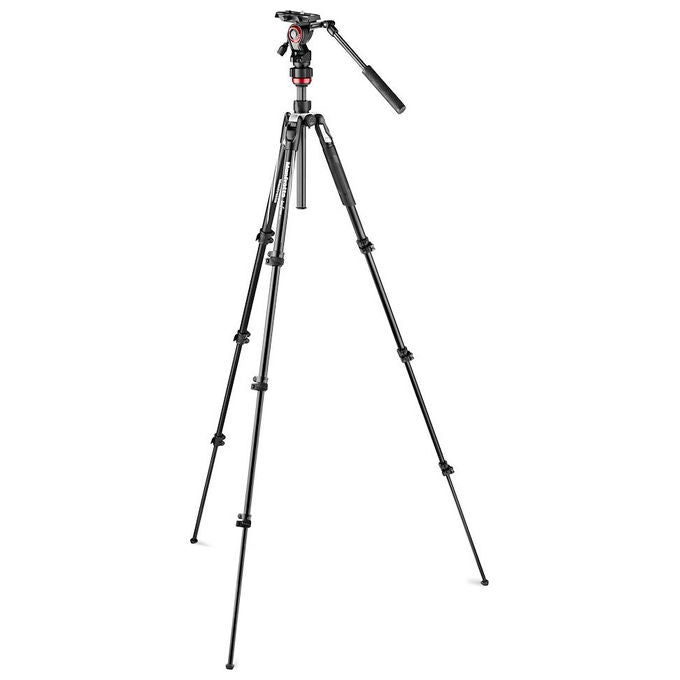 Manfrotto Befree Live Treppiede Video Compatto Nero Argento