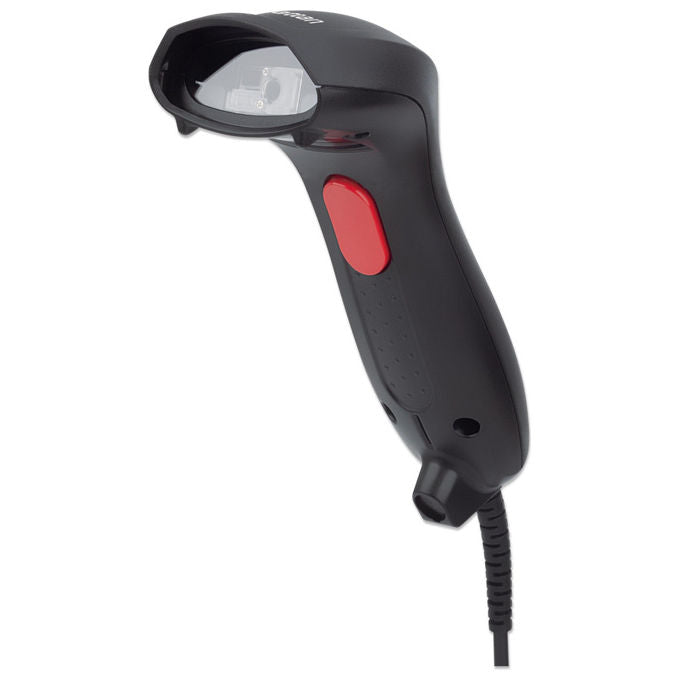 Manhattan, Lettore di Codici a Barre Portatile 1D 2D CCD Nero, USB