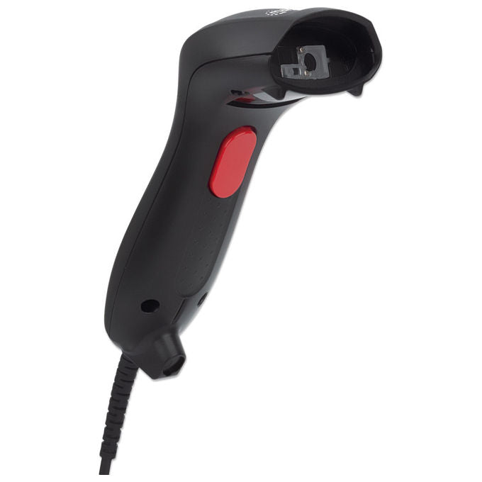Manhattan, Lettore di Codici a Barre Portatile 1D 2D CCD Nero, USB