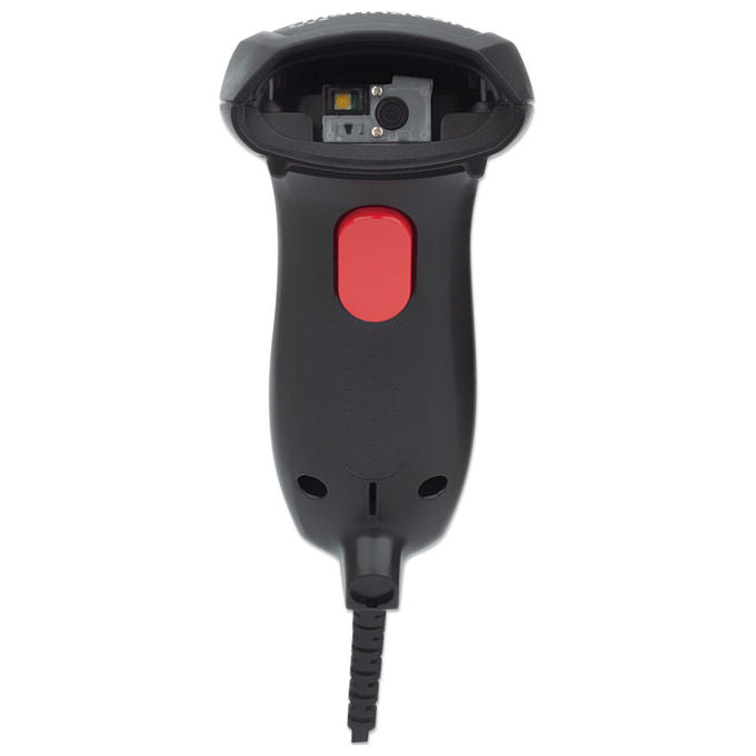 Manhattan, Lettore di Codici a Barre Portatile 1D 2D CCD Nero, USB