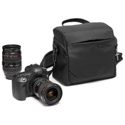 Manfrotto MB MA3-SB-L Advanced III Borsa a Spalla per Fotocamera DSLR Mirrorless Resistente all'Acqua con Copertura Antipioggia colore Nero