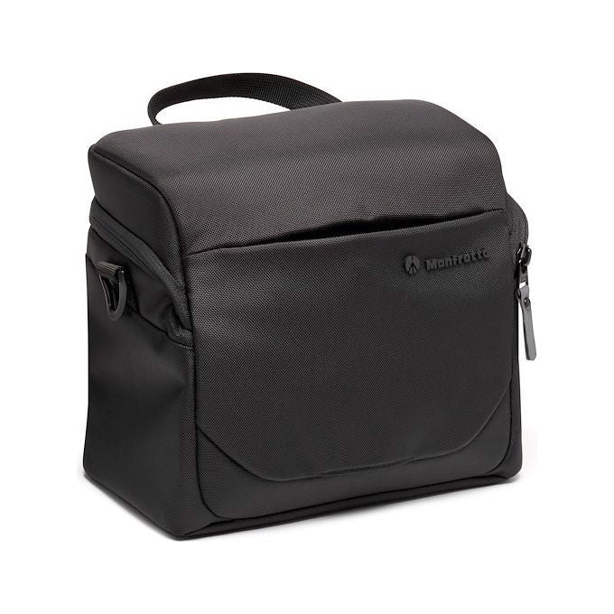 Manfrotto MB MA3-SB-L Advanced III Borsa a Spalla per Fotocamera DSLR Mirrorless Resistente all'Acqua con Copertura Antipioggia colore Nero