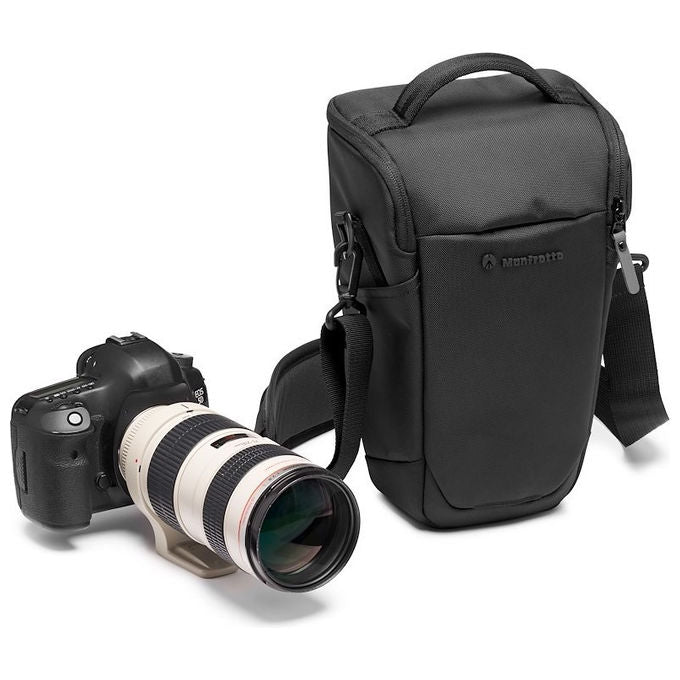 Manfrotto MB MA3-H-L Advanced Holster III Borsa Fondina per Reflex e Mirrorless obiettivo 70-200mm f-2.8 4.5 L colore Nero