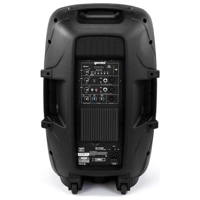 Gemini, Altoparlante Attivo 2-Vie, Bluetooth, Nero