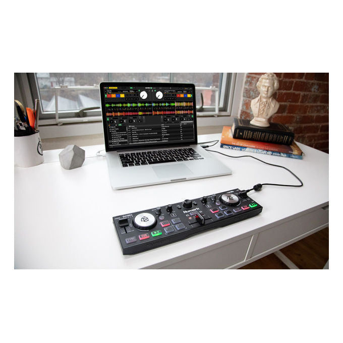 Numark Mixer DJ Portatile DJ2GO2 Touch 2 Canali Nero