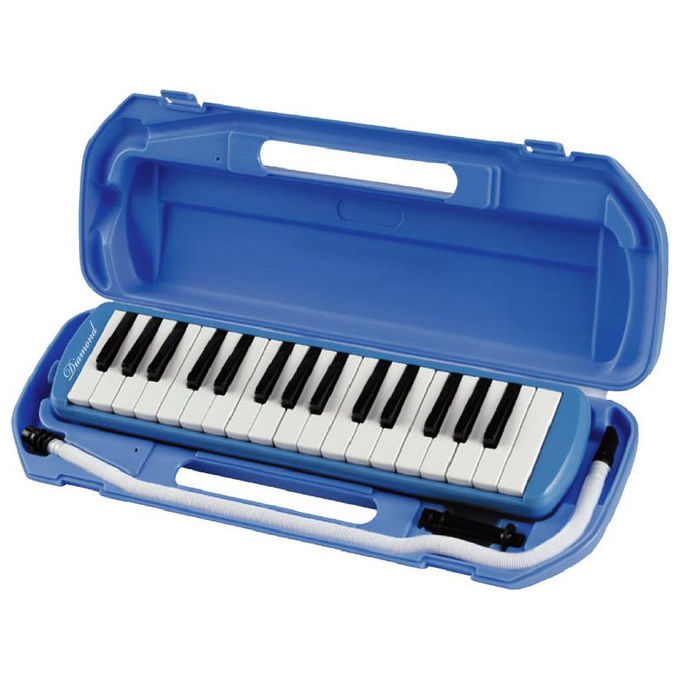 Diamond Melodica 32 Tasti FA-DO QM 32A Completa di Boccaglio con Tubo Estensivo e Astuccio Rigido