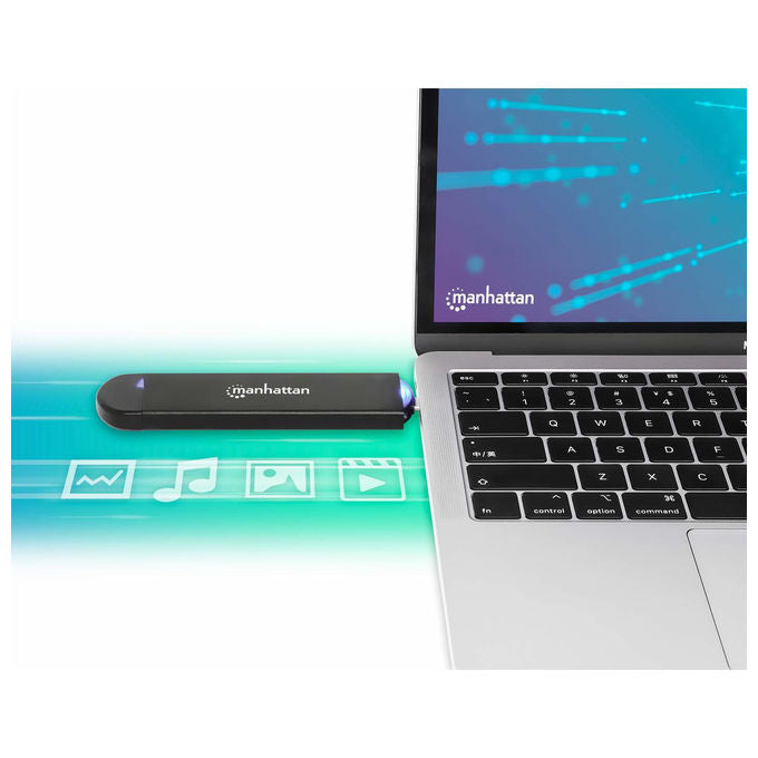 Manhattan Box Esterno SSD M.2 10 Gbit-s Nero