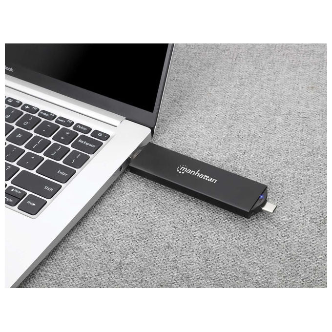 Manhattan Box Esterno SSD M.2 10 Gbit-s Nero