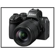 Nikon, Z50 II Kit con Obiettivo 18-140mm VR e SD 128GB, Mirrorless, Nero