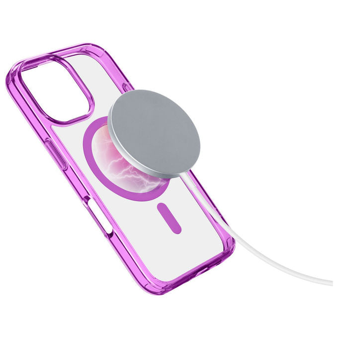 Cellularline ICONICMAGIPH16PROP Iconic Mag Cover MagSafe iPhone 16 Pro colore Rosa