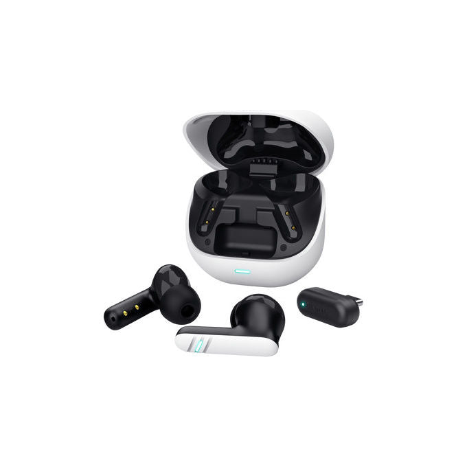 Trust GXT 409 OXXIE Auricolari Gaming In-Ear TWS Bluetooth Microfono Noise Cancelling 42h custodia di ricarica colore Bianco