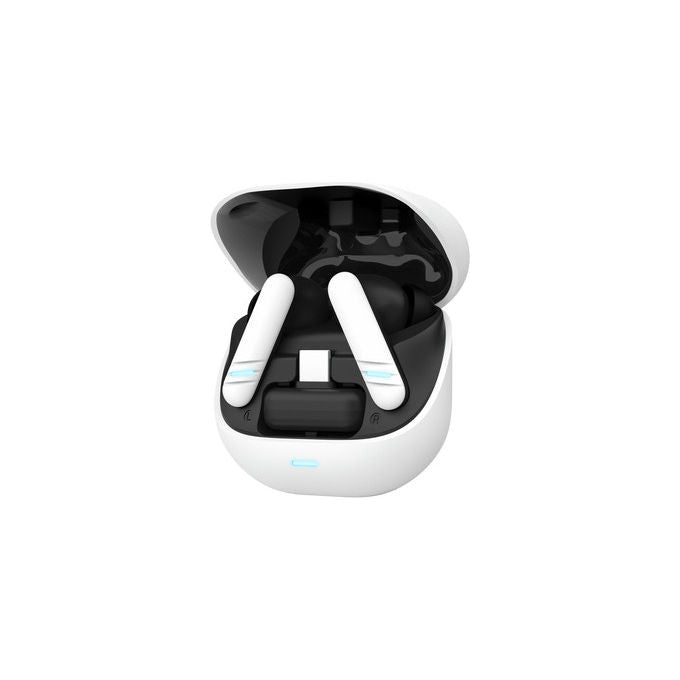 Trust GXT 409 OXXIE Auricolari Gaming In-Ear TWS Bluetooth Microfono Noise Cancelling 42h custodia di ricarica colore Bianco