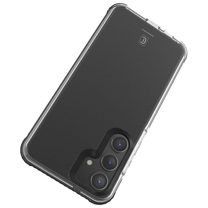 Cellularline TETRACGALS25T Tetra Force Strong Guard Cover Samsung Galaxy S25 Antibatterica Anti-shock colore Nero