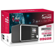 Karma 32459 HOME Radio Internet DAB+ FM Wi-Fi Bluetooth 15W Display TFT 2.4'' USB colore Nero