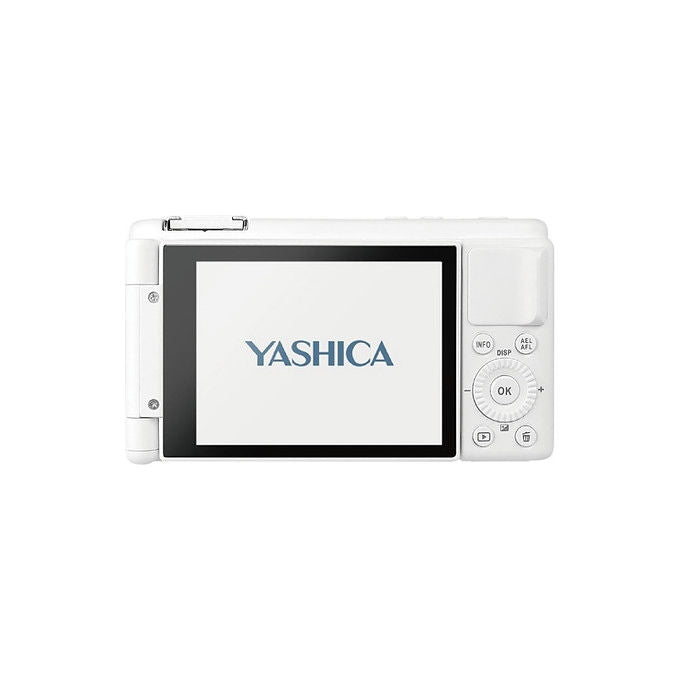 Yashica City 100, Fotocamera Compatta, 72 MP, CMOS, Argento Bianco