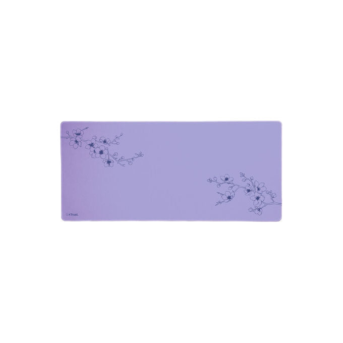 Trust, Tappetino Mouse Gaming XXL, 90x43 cm, Viola e Blu