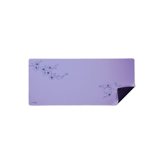 Trust, Tappetino Mouse Gaming XXL, 90x43 cm, Viola e Blu
