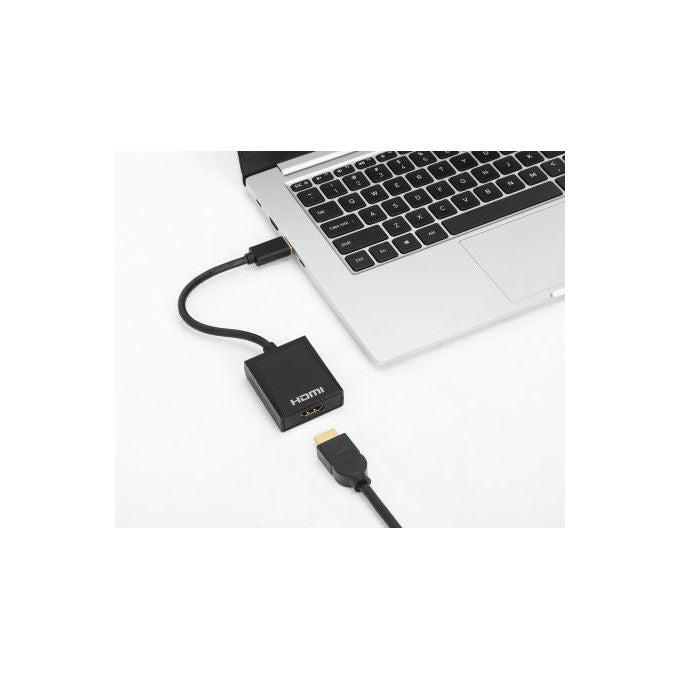 Manhattan Replicatore di Porte USB 3.2 Gen 1 Adattatore Video Nero