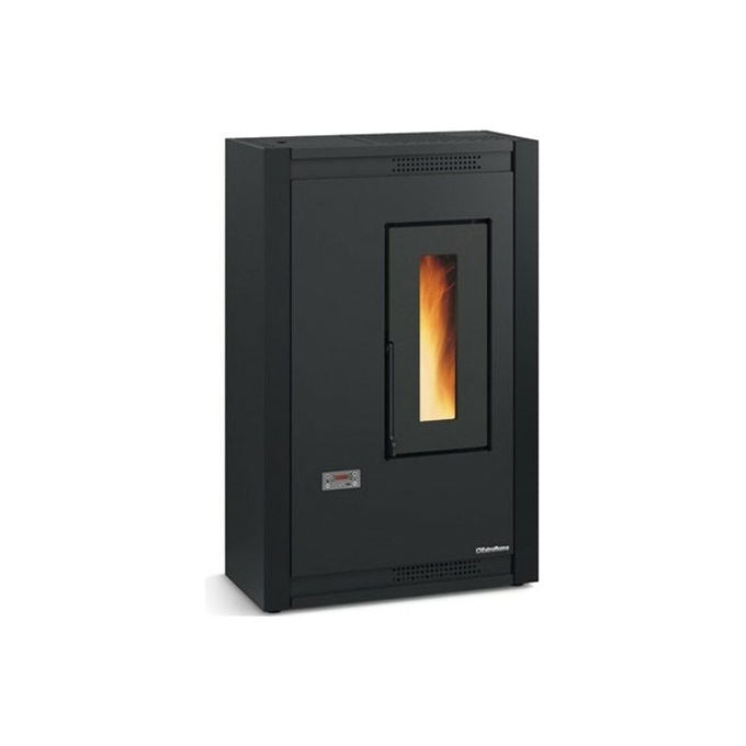 La Nordica, Stufa a Pellet Slim Luisella 5.0 Maxi, 7 kW, Nero