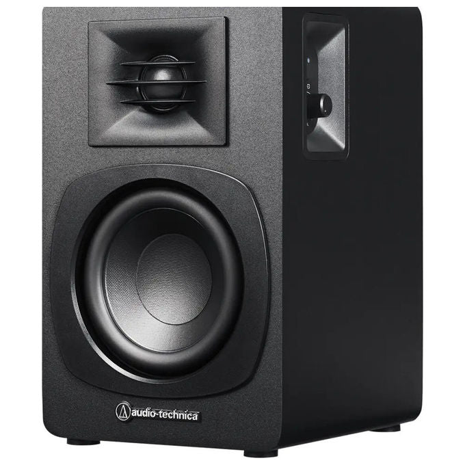 Audio-Technica AT-SP3X Diffusori da Scaffale Amplificati 2 Vie Bluetooth 5.3 30 W RCA colore Nero