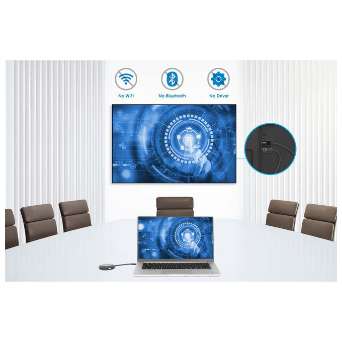 Manhattan 208420, Trasmettitore e Ricevitore AV Wireless, Nero
