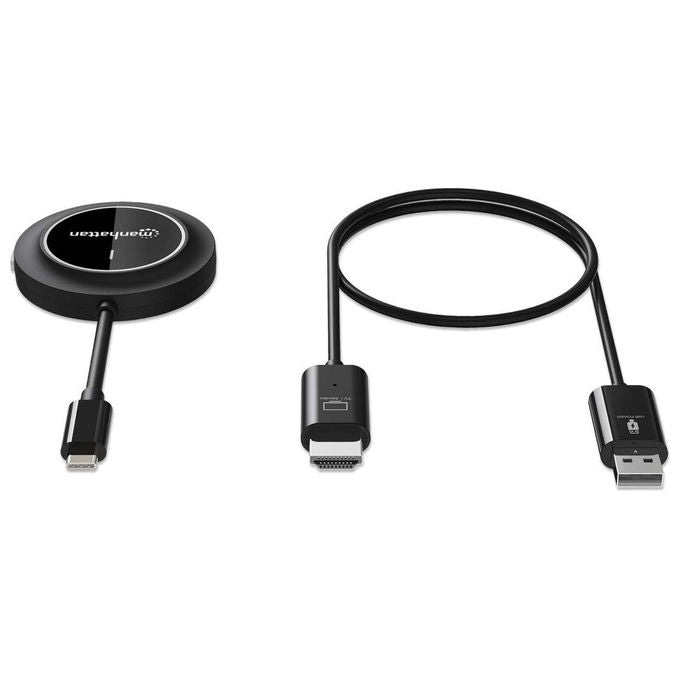 Manhattan 208420, Trasmettitore e Ricevitore AV Wireless, Nero