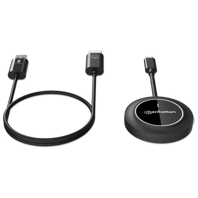 Manhattan 208420, Trasmettitore e Ricevitore AV Wireless, Nero