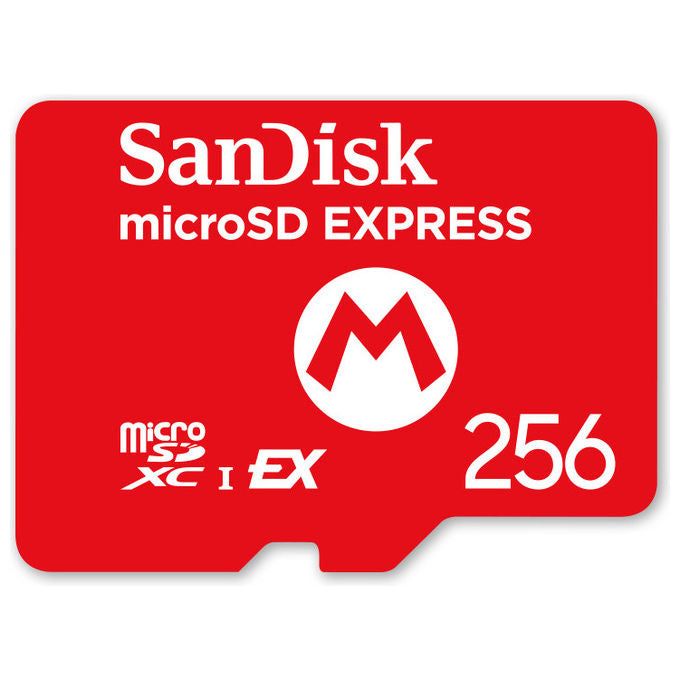 Nintendo Memoria Flash 256 GB MicroSDXC Rosso