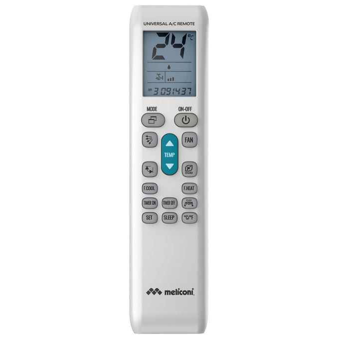 Meliconi Telecomando Universale Aria Condizionata AC50 Compatibile con il 99% dei modelli