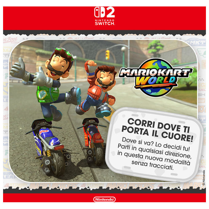 Nintendo 10016221 Mario Kart World Gioco Standard Nintendo Switch 2