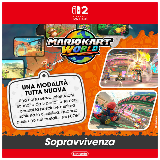 Nintendo 10016221 Mario Kart World Gioco Standard Nintendo Switch 2