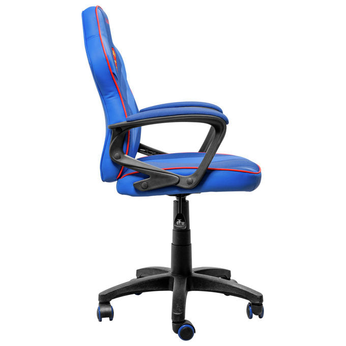 Trust GXT 703SM Revvo Sedia Gaming per Bambini Superman licenza ufficiale 110 Kg colore Blu Rosso