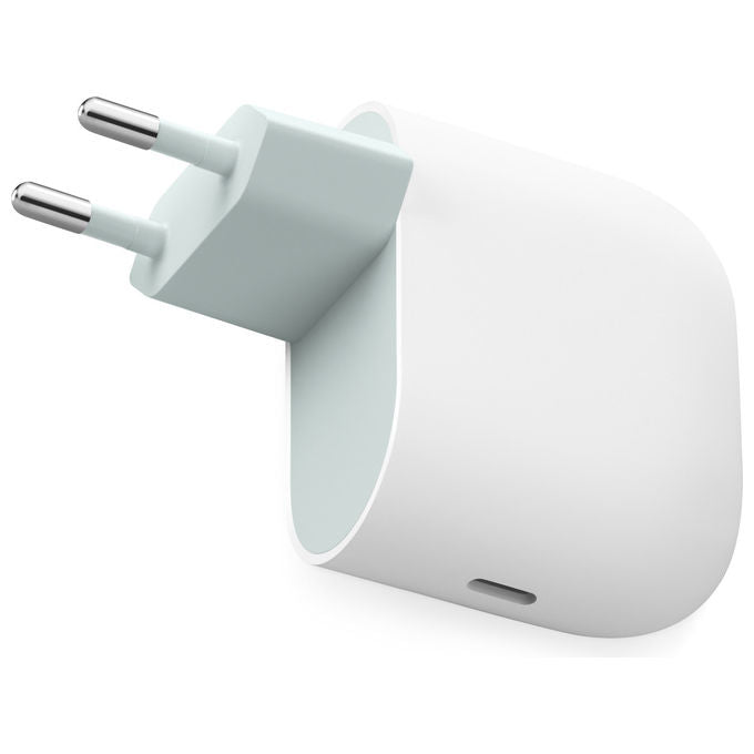 Google, Caricabatterie USB-C 45W, Ricarica Rapida, Bianco, Per Smartphone