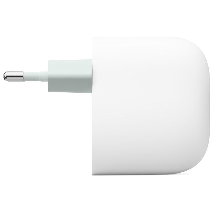 Google, Caricabatterie USB-C 45W, Ricarica Rapida, Bianco, Per Smartphone